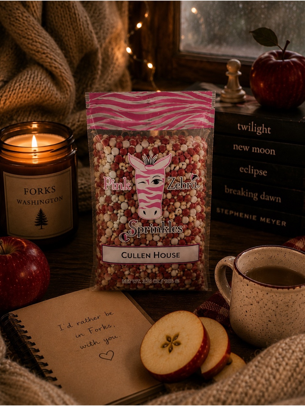 Pink zebra wax melts twilight apple
